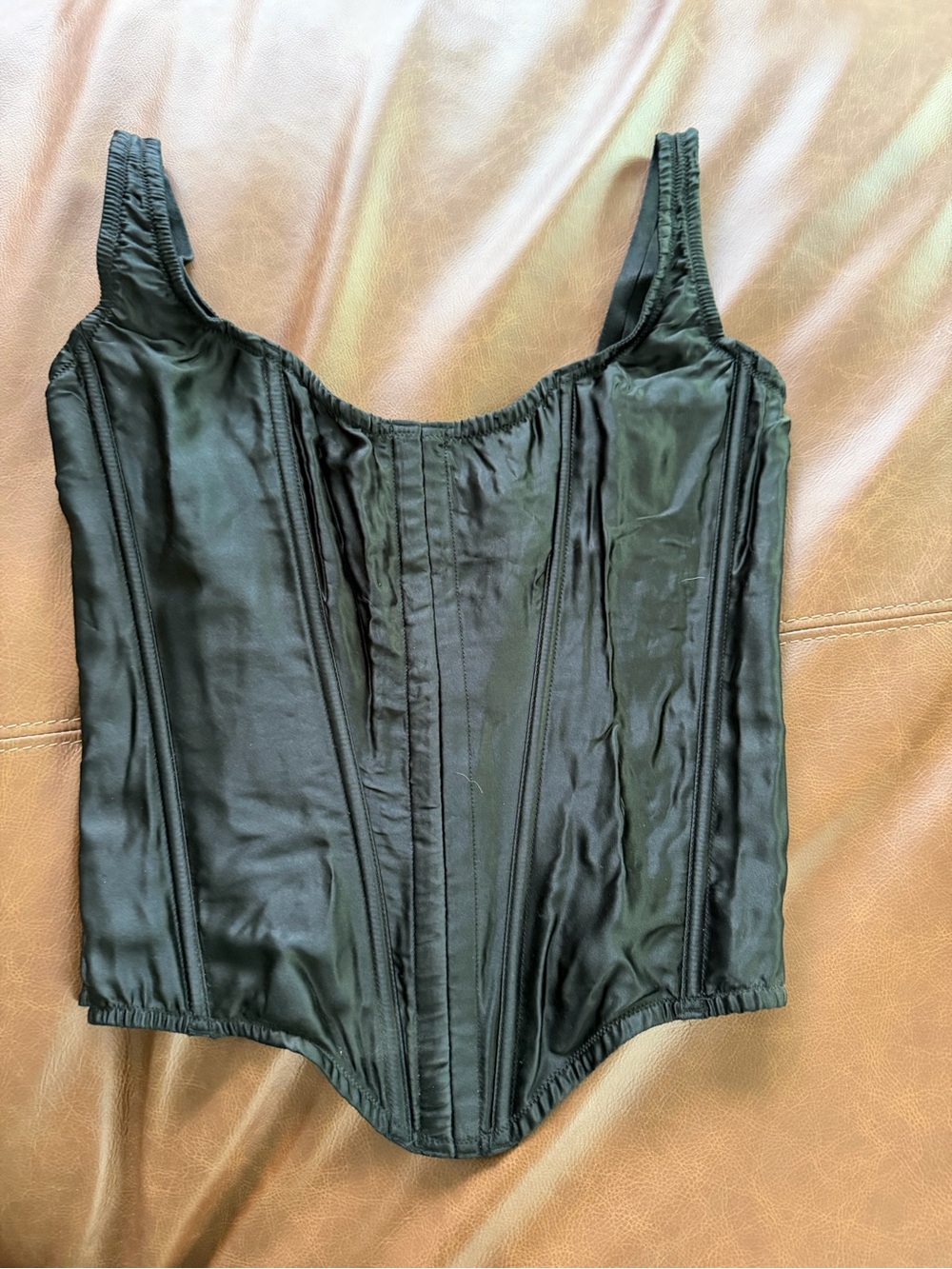 Victoria's Secret Black Silk Corset